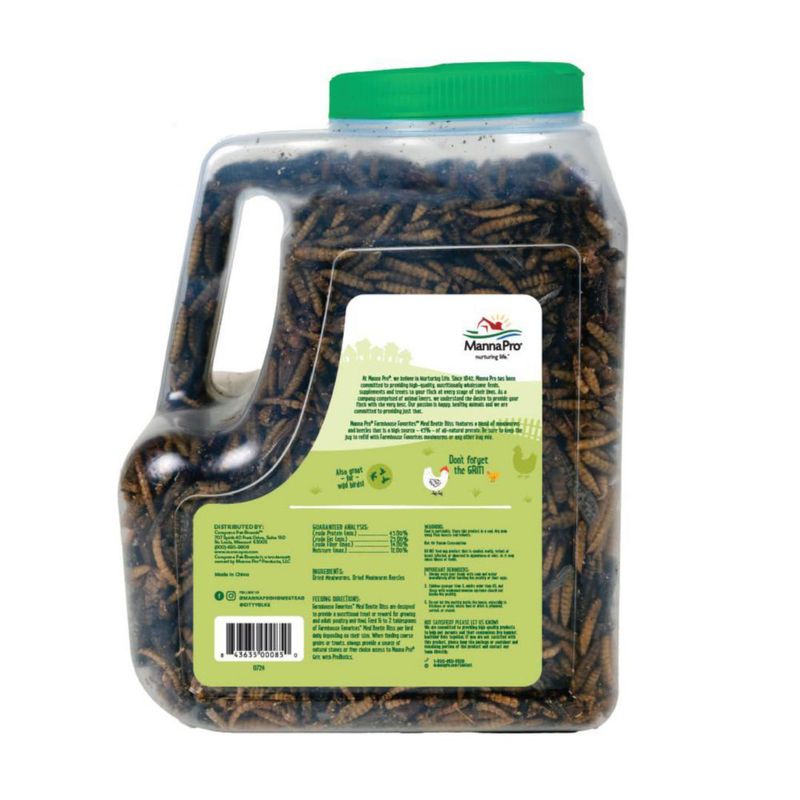 Suplemento para Aves Manna Pro Beetle Bliss 708 g 45 % Proteína