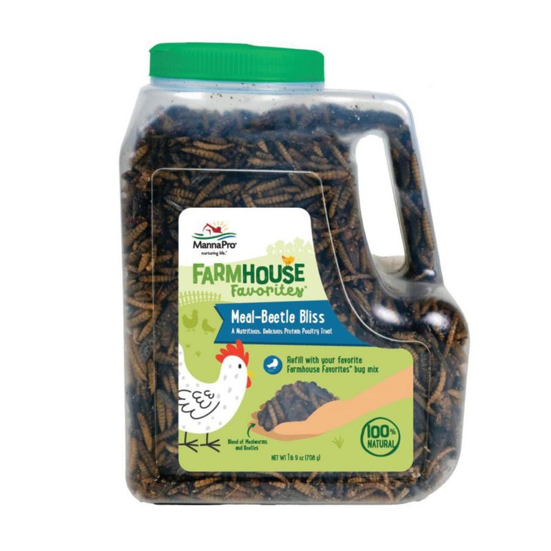 Suplemento para Aves Manna Pro Beetle Bliss 708 g 45 % Proteína