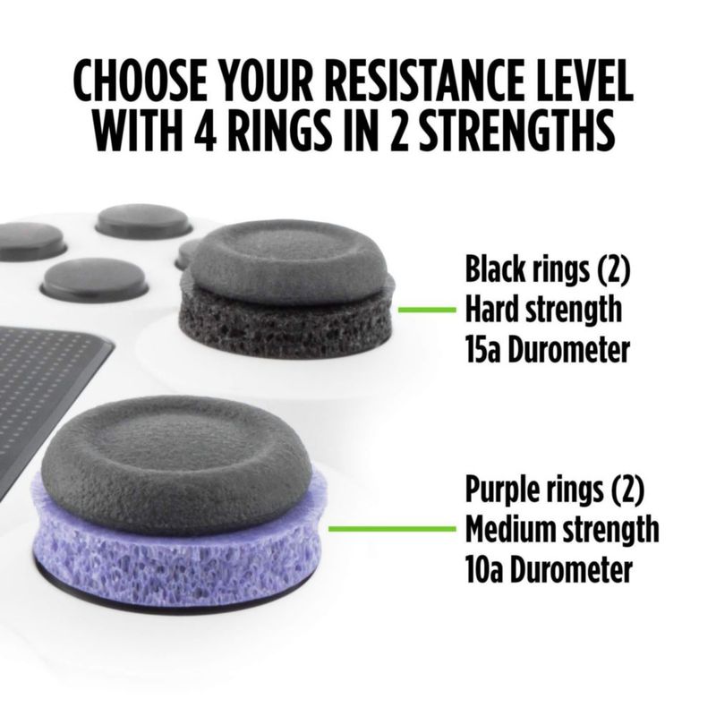Anillos de Precisión KontrolFreek Negro/Violeta - Pack de 4