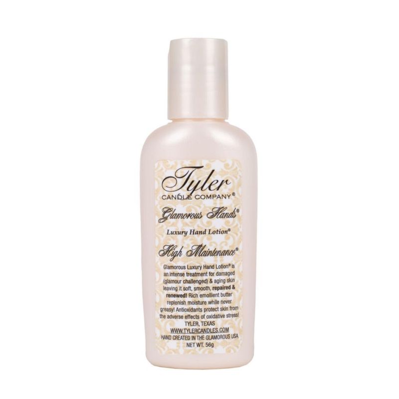 Loción de Manos High Maintenance Travel – TYLER CANDLE COMPANY