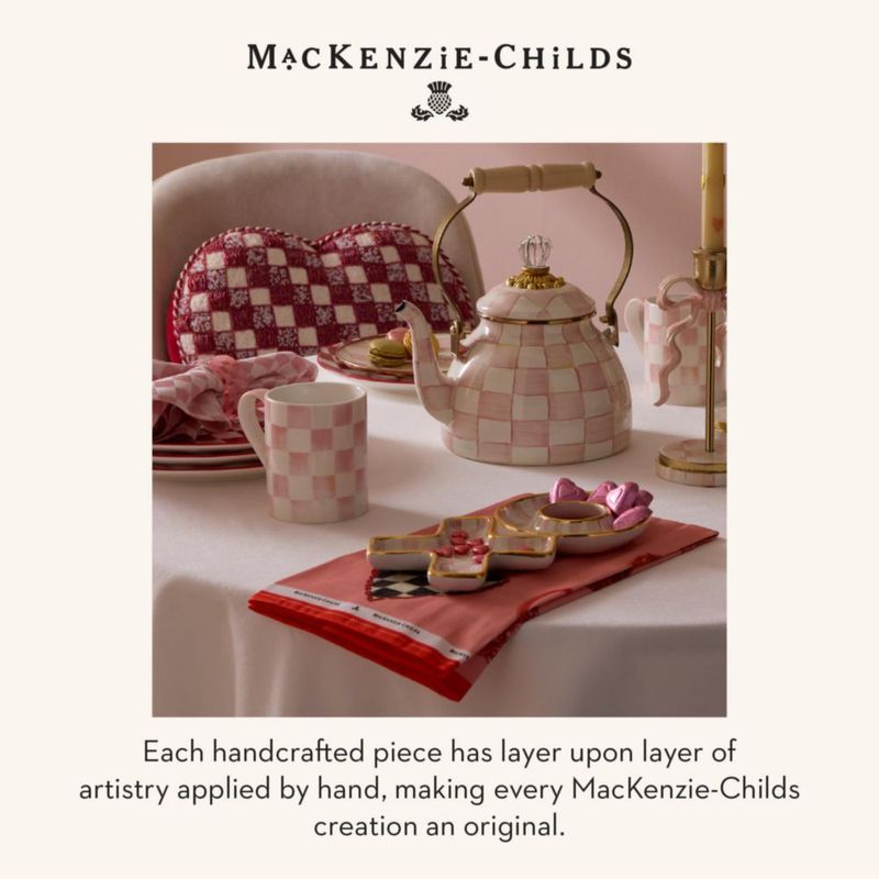 Toalla MACKENZIE-CHILDS de algodón con diseño de corazón