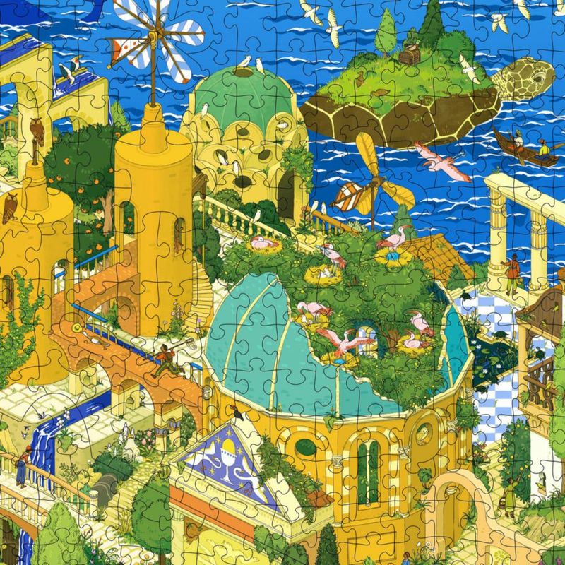 PUZZLES Magic Puzzle Company Pack de 3 Rompecabezas de 1000 Piezas