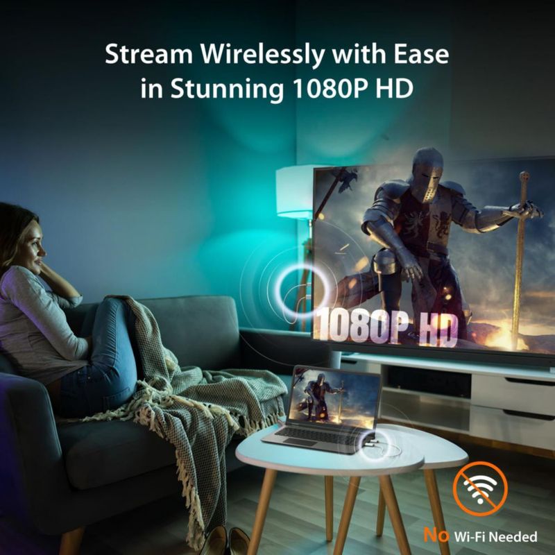 Transmisor HDMI j5create 100 m Inalámbrico 1080p