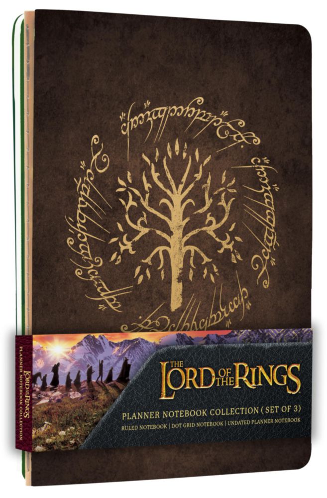 Set de cuadernos de planificación Insight Editions El Señor de los Anillos (3 piezas)
