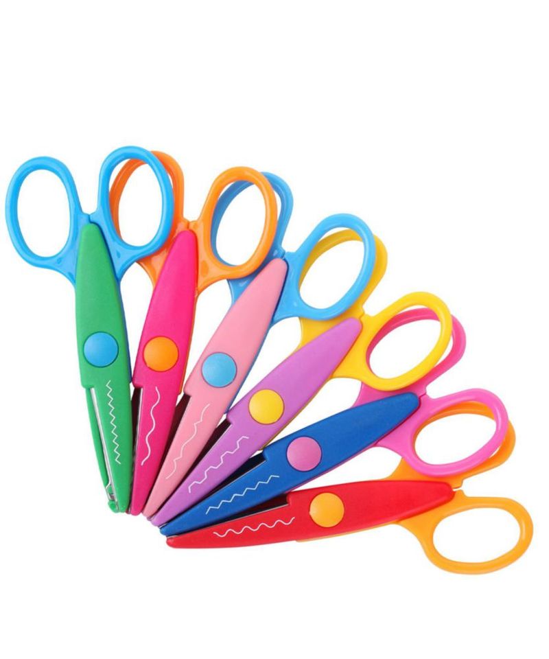 Tijeras de manualidades Mr. Pen paquete de 6 borde decorativo zig zag