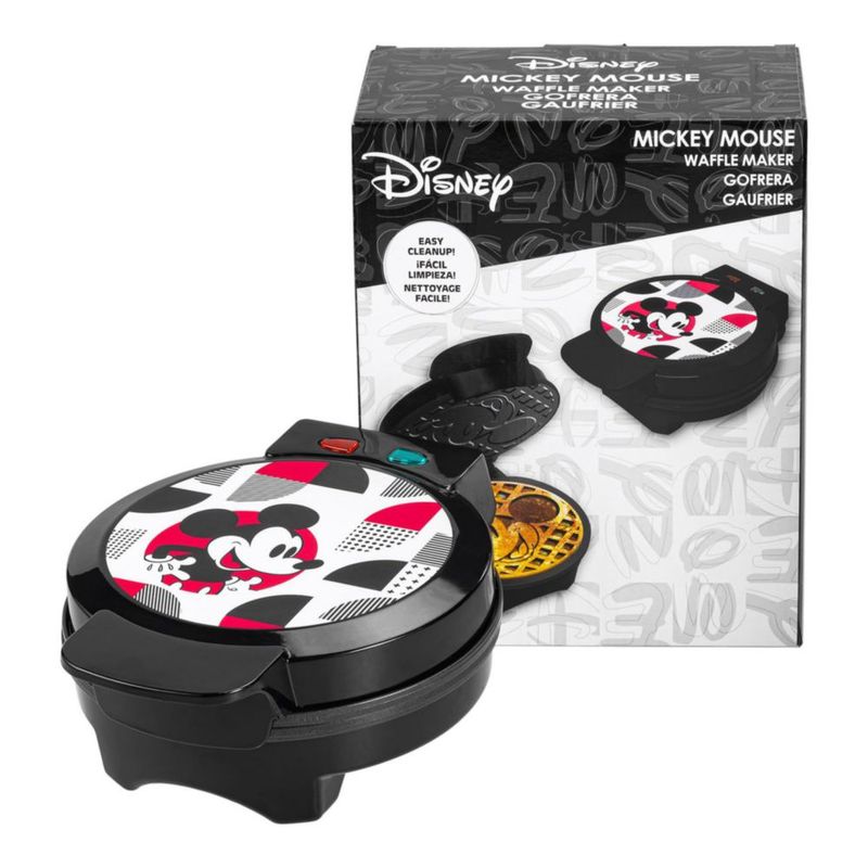 Gofrera Uncanny Brands Mickey Mouse antiadherente 120 V
