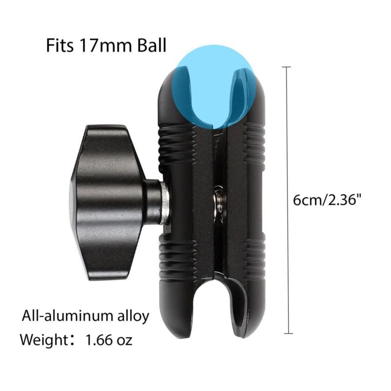 Brazo de Doble Enchufe Portátil Leenconghui 6 cm