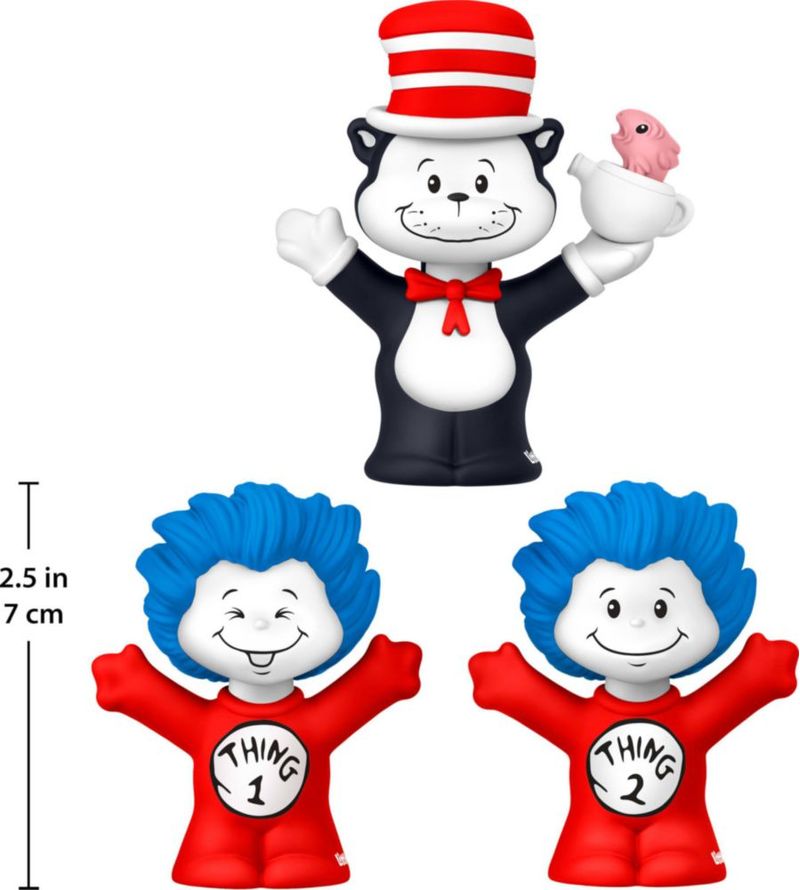 Set de Juguetes Little People Collector El Gato Ensombrerado 3 Figuras
