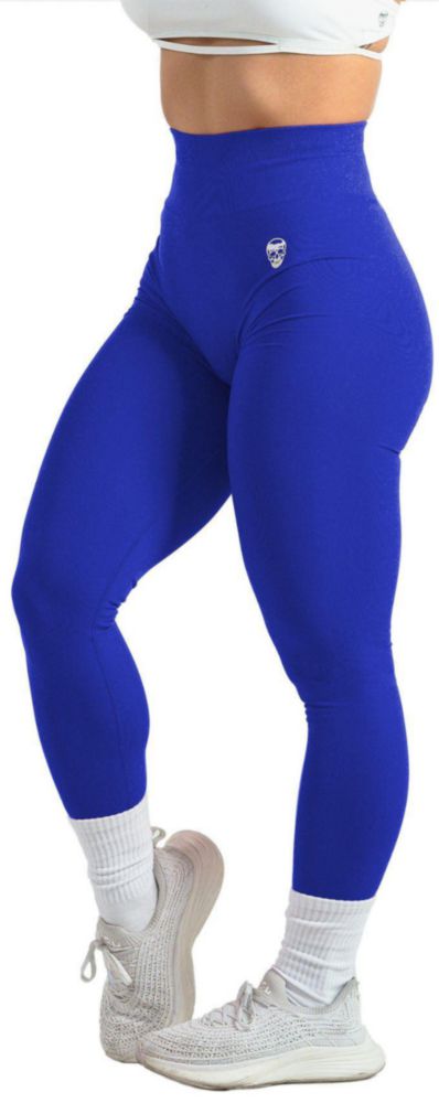 Leggings sin costuras Gymreapers Infinity de cintura alta azul