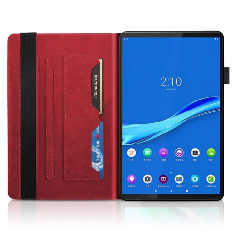 Funda tipo folio TIPOYOROO para Lenovo Tab M10 FHD Plus de 103" rojo