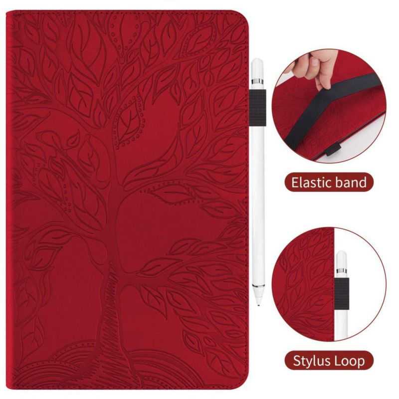 Funda tipo folio TIPOYOROO para Lenovo Tab M10 FHD Plus de 103" rojo