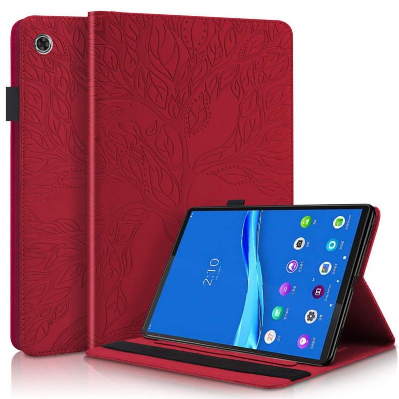 Funda tipo folio TIPOYOROO para Lenovo Tab M10 FHD Plus de 103" rojo