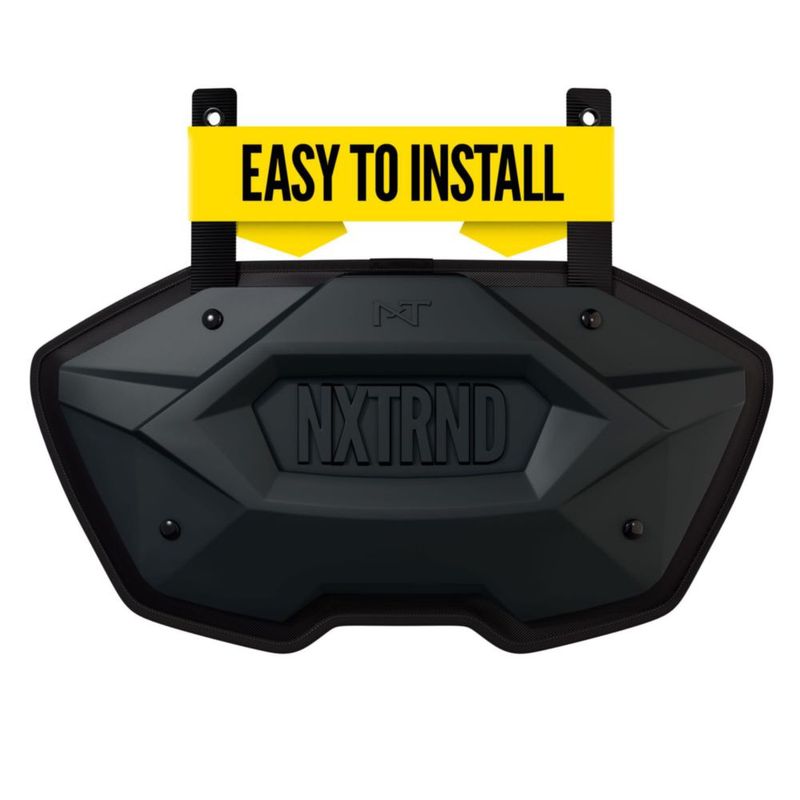 Placa lumbar NXT NXTRND para fútbol americano juvenil negro mate