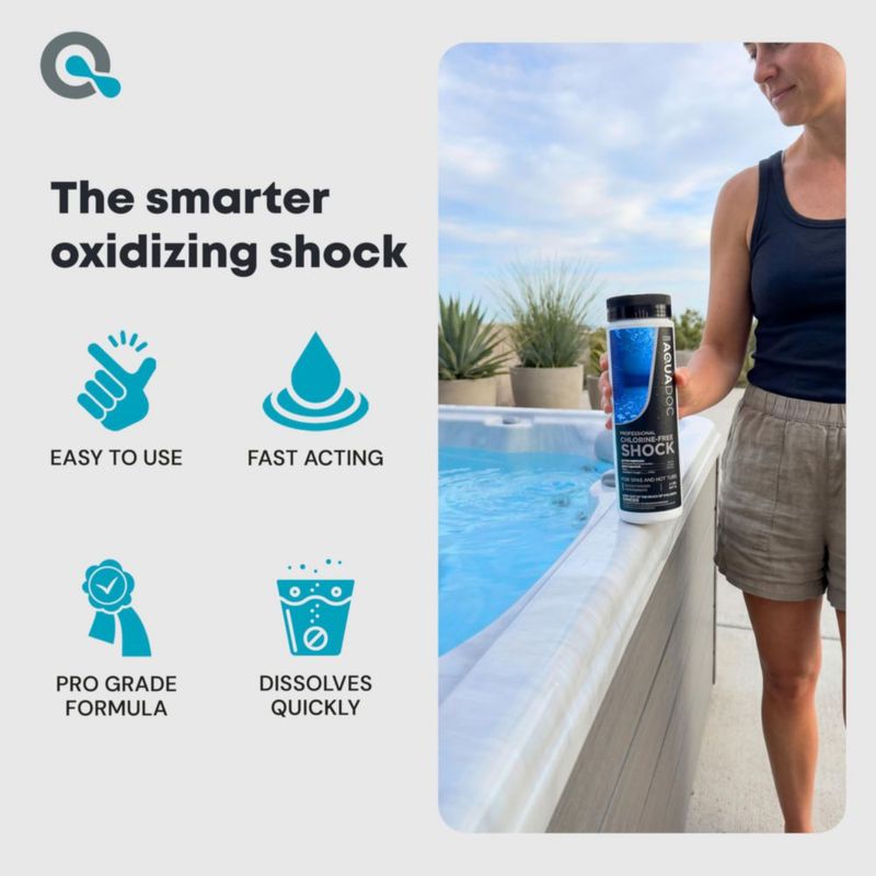 Shock para jacuzzi MAV AquaDoc 946 ml a base de oxígeno sin cloro