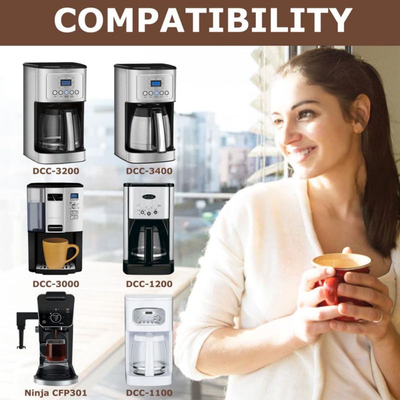 Filtro de Café Reutilizable KEEPOW GTF-4 8‑12 tazas