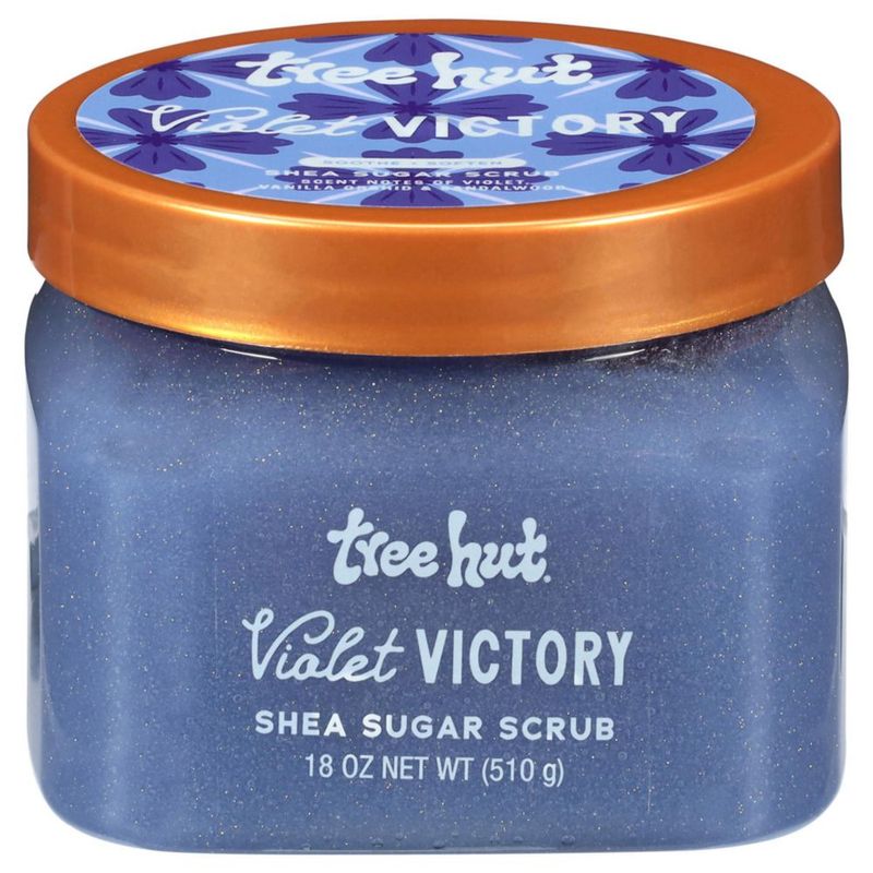 Exfoliante Corporal Tree Hut Violet Victory con Manteca de Karité 510 g