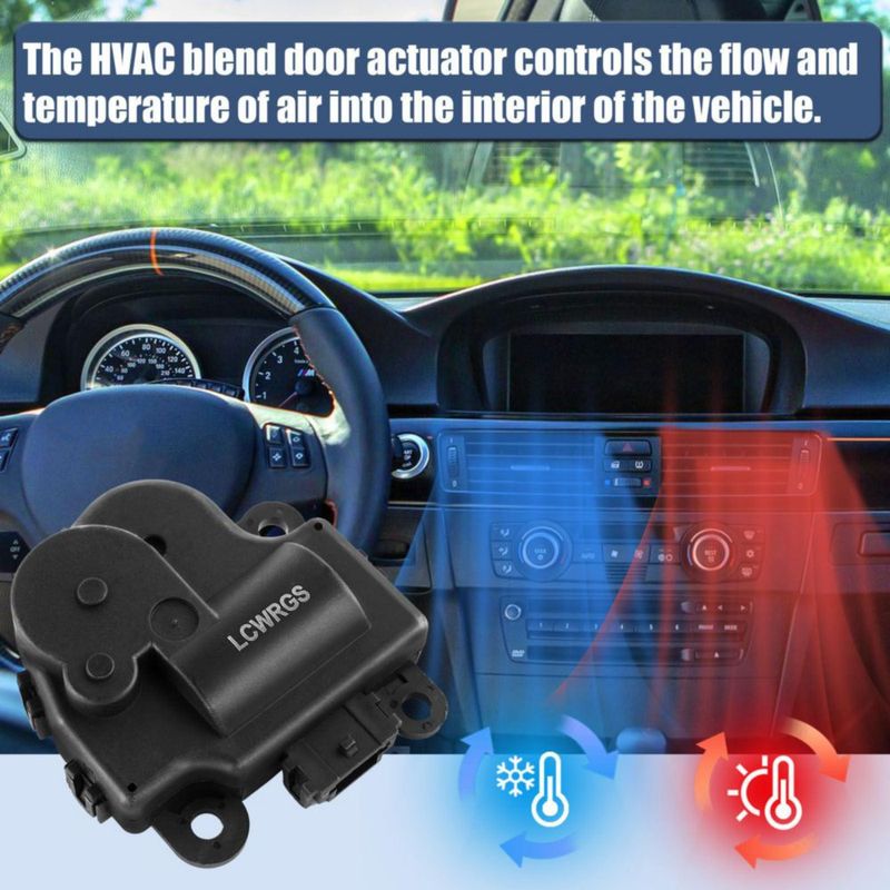 Actuador de puerta de mezcla del calefactor HVAC LCWRGS para Chevy Impala