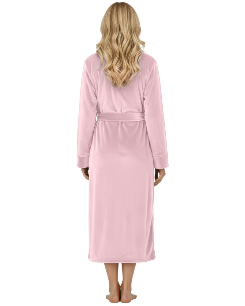 Bata NY Threads de Forro Polar de Felpa Mediana Suave Rosa Claro