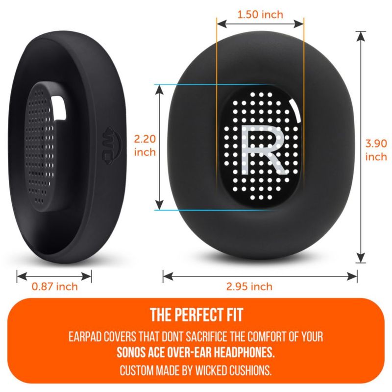 Fundas para almohadillas WC SweatZ Ace para Sonos Ace