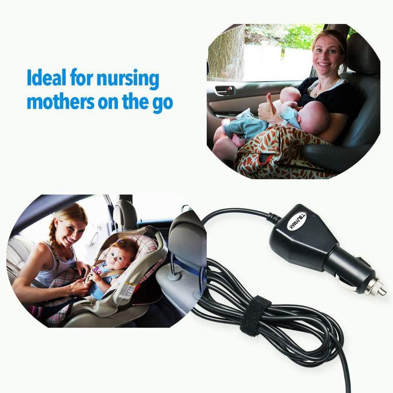 Adaptador para auto TB Tbuymax de 9 V para Medela Pump-in-Style