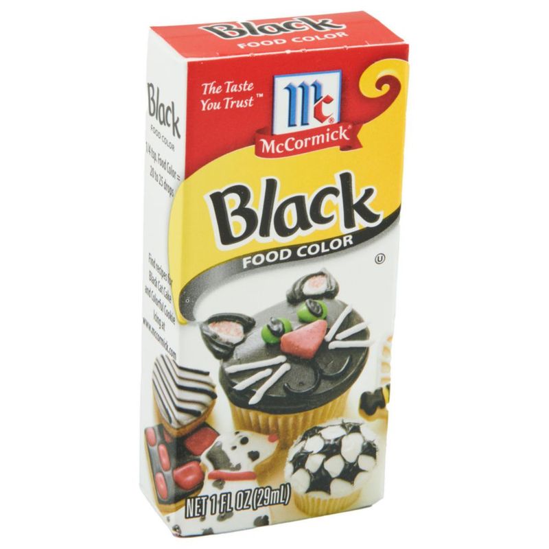 Colorante alimentario McCormick negro 29 ml