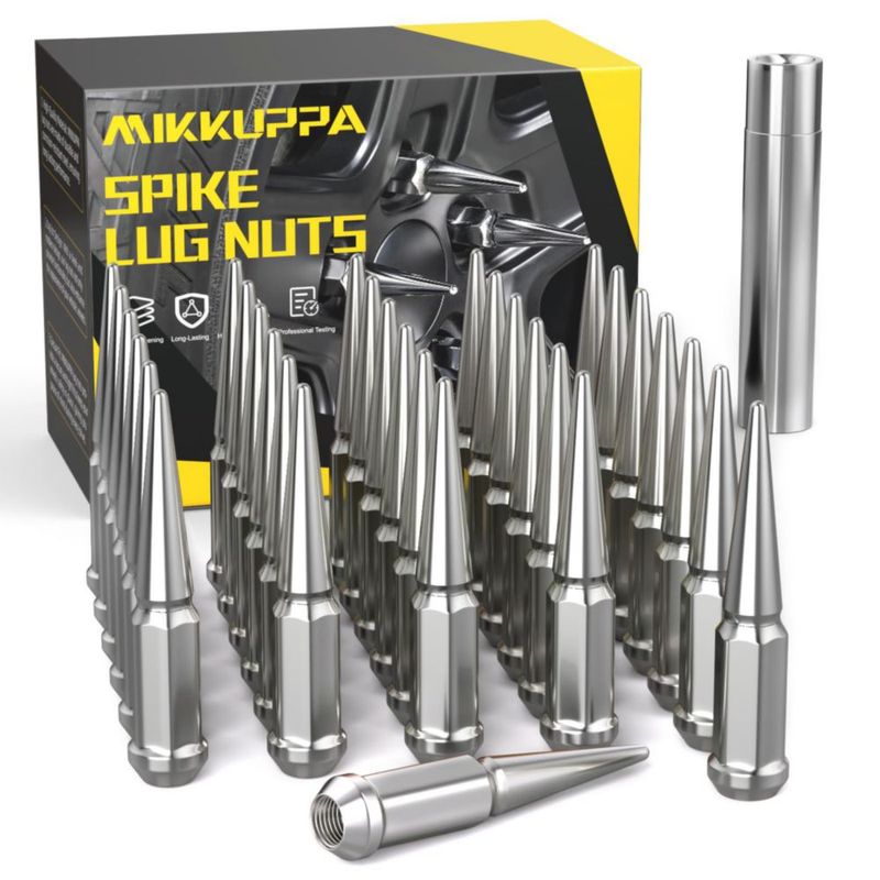 Tuercas de rueda MIKKUPPA M14x1.5 32 piezas para Chevy Silverado