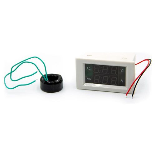 Voltímetro Amperímetro ROC4835V HERMES