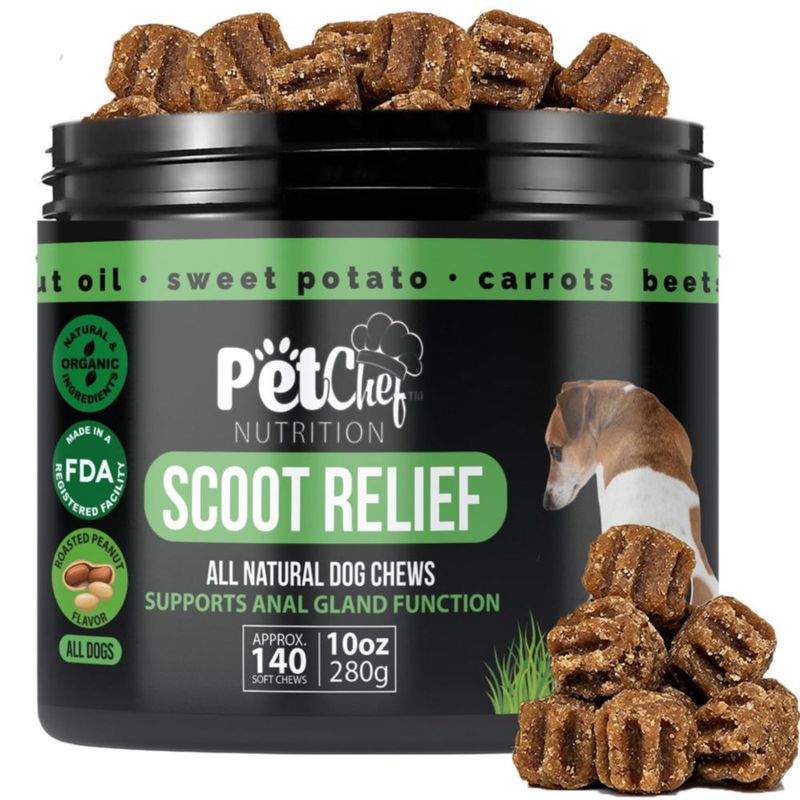 Masticables para la glándula anal de perro – Pet Chef Scoot Relief 280 g