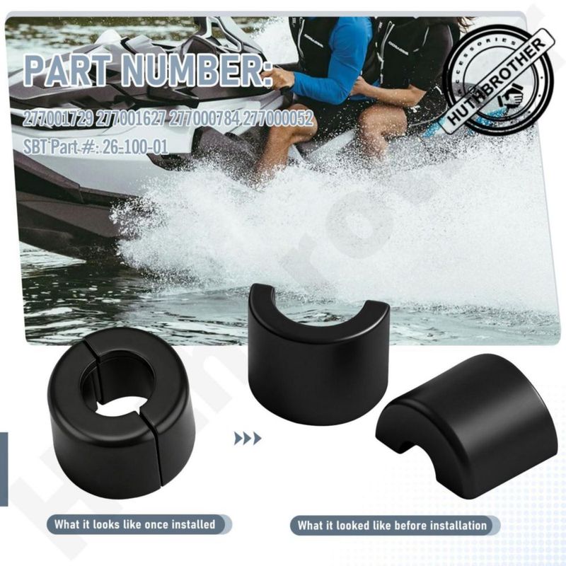 Kit de Tuerca de Bloqueo con Cable Huthbrother para Sea‑Doo Rojo
