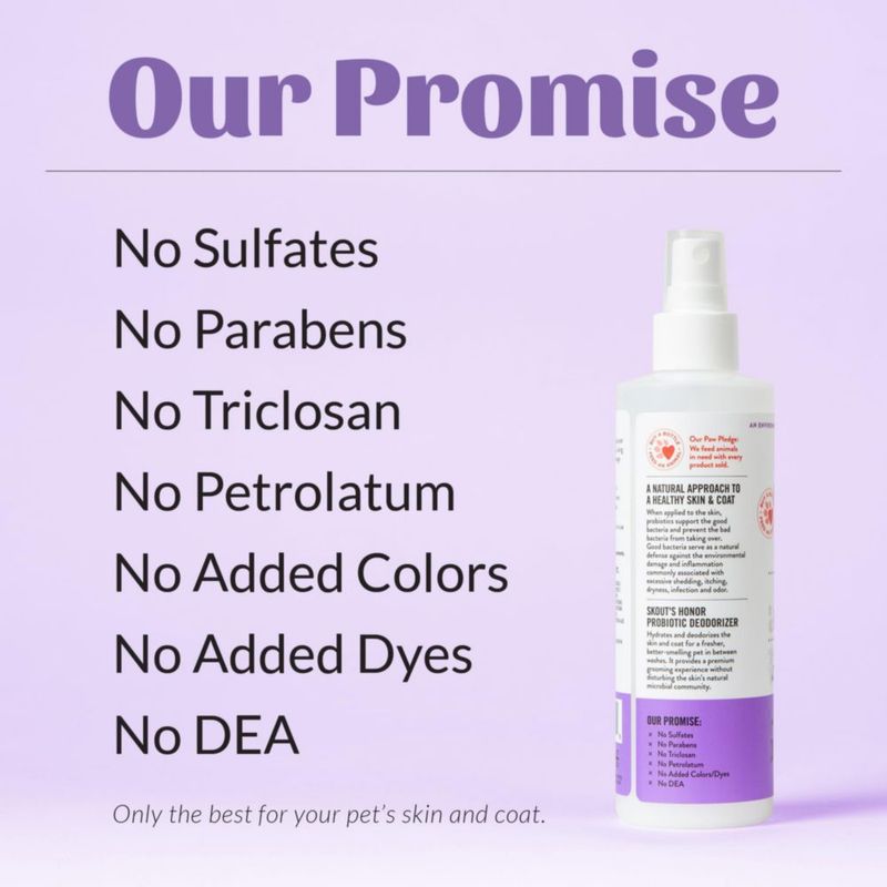 Spray Desodorante para Perro SKOUT'S HONOR 236 ml Lavanda Probiótico