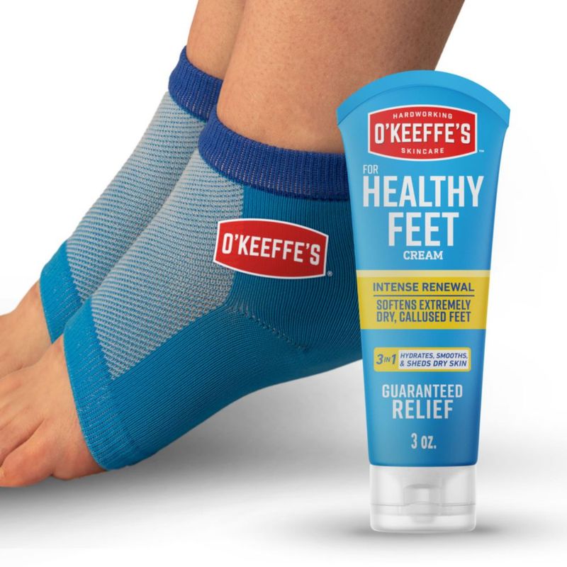 Kit para reparar talones O'Keeffe's con crema de urea y ácido láctico 90 ml