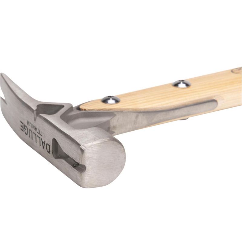 Martillo Vaughan 454 g de titanio de cara lisa