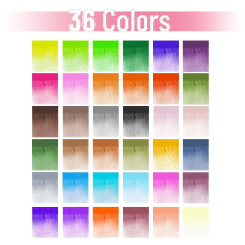 Set de 36 Plumas de Pincel Mr. Pen – Marcadores Artísticos Mezclables