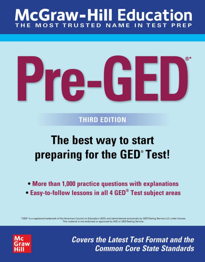 Libro McGraw-Hill Education Pre-GED Tercera Edición