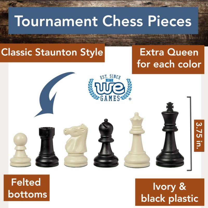 Set de ajedrez WE Games Bobby Fischer Ultimate Staunton