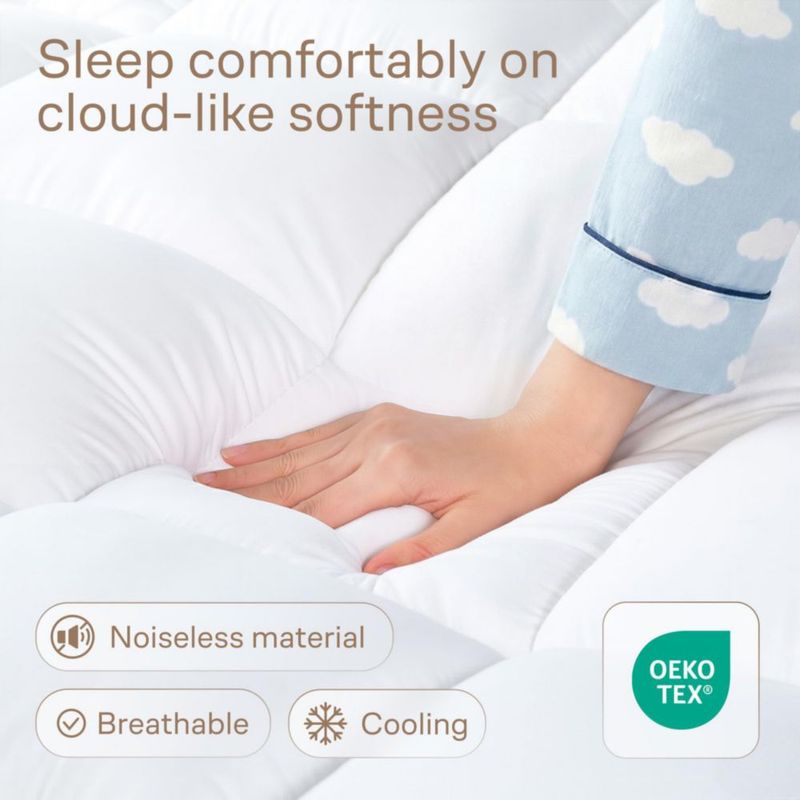 Cubrecama acolchado Niagara Sleep Solution Queen fresco y suave