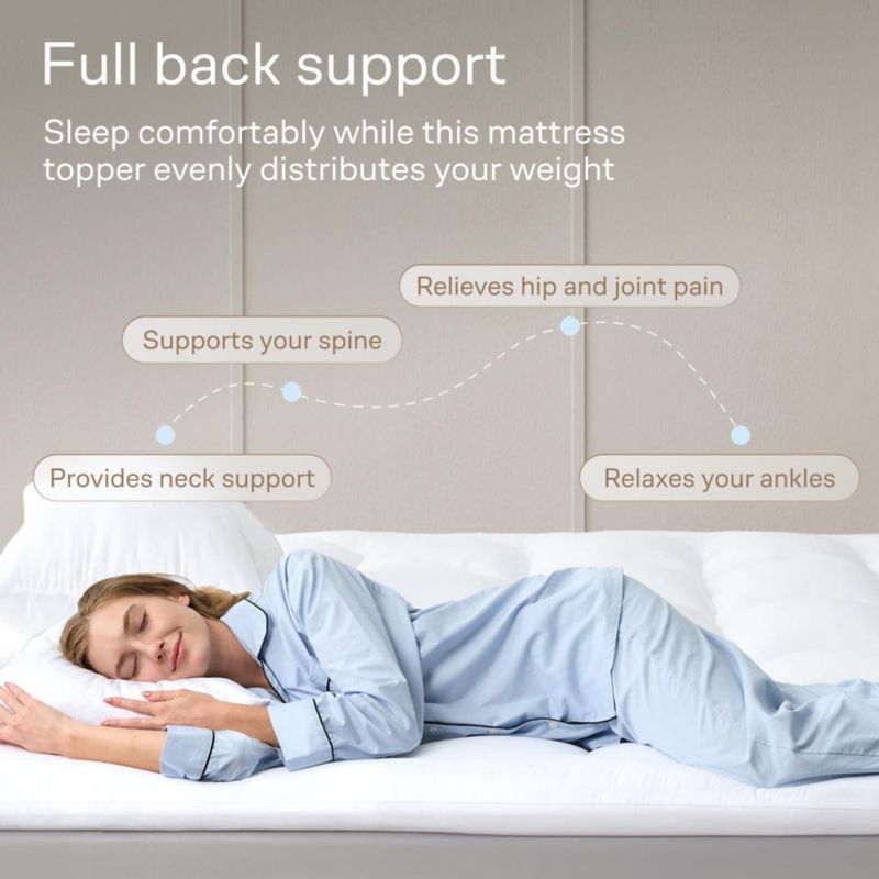 Cubrecama acolchado Niagara Sleep Solution Queen fresco y suave