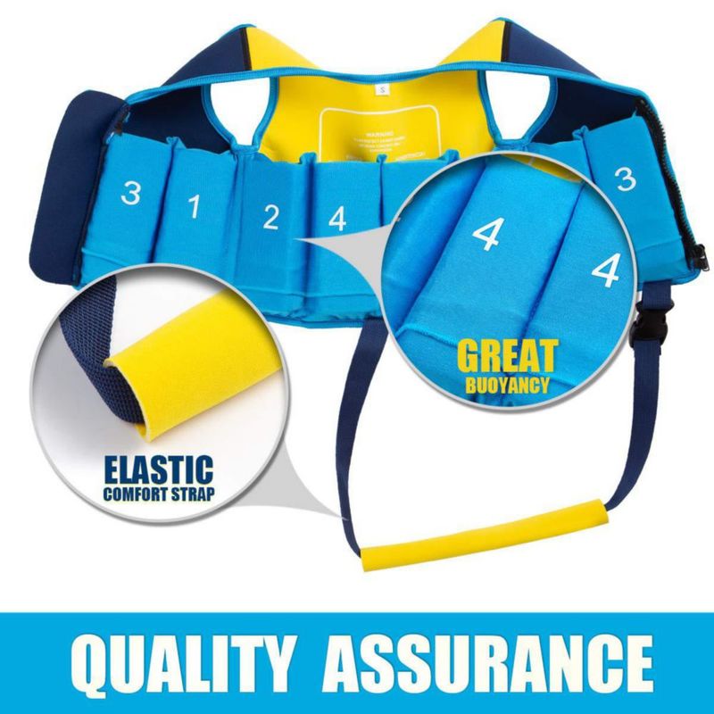 Chaleco de Natación Genwiss Pequeño 9-13 kg Flotador para Niños Pequeños Azul