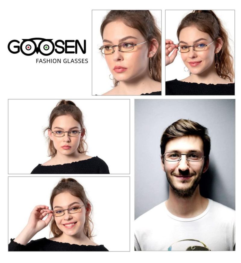 Gafas de lectura GOOSEN pack de 3 con filtro de luz azul 1.0x
