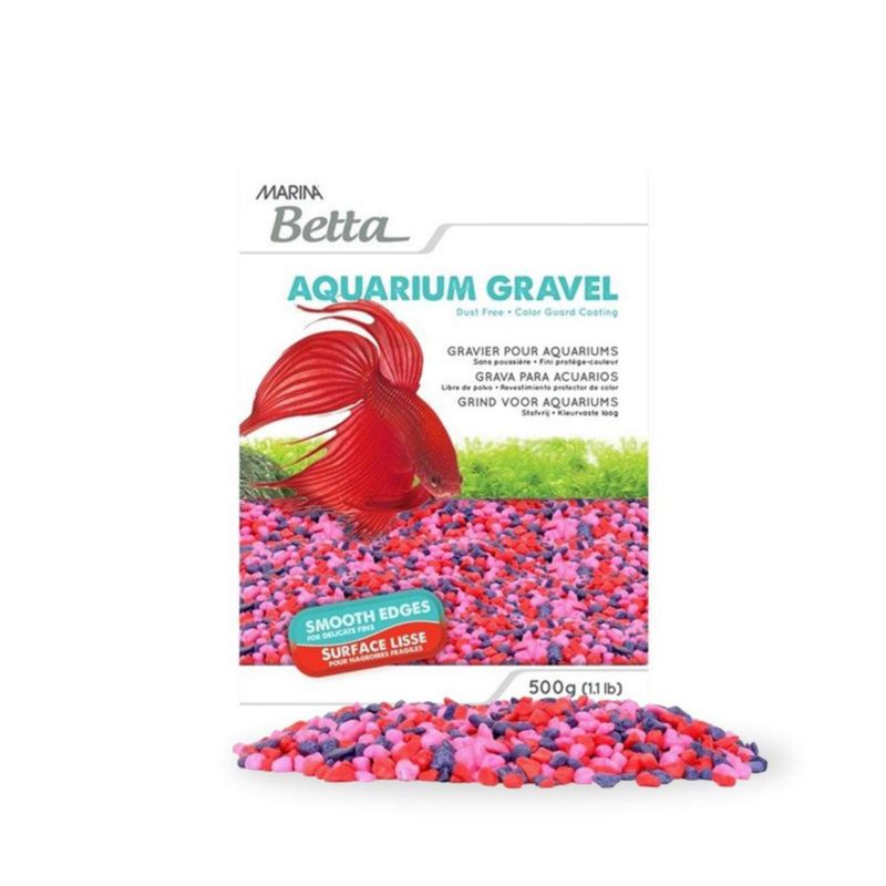 Grava decorativa para acuario Marina 500 g Jellybean 4‑5 mm
