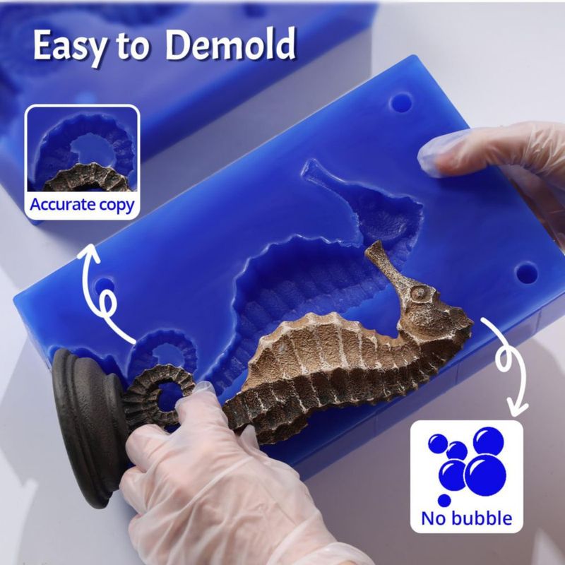 Kit de moldes de silicona LET'S RESIN 30A 200 ml Platino