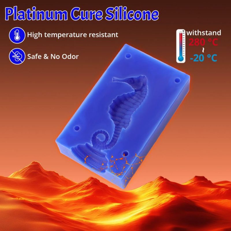Kit de moldes de silicona LET'S RESIN 30A 200 ml Platino