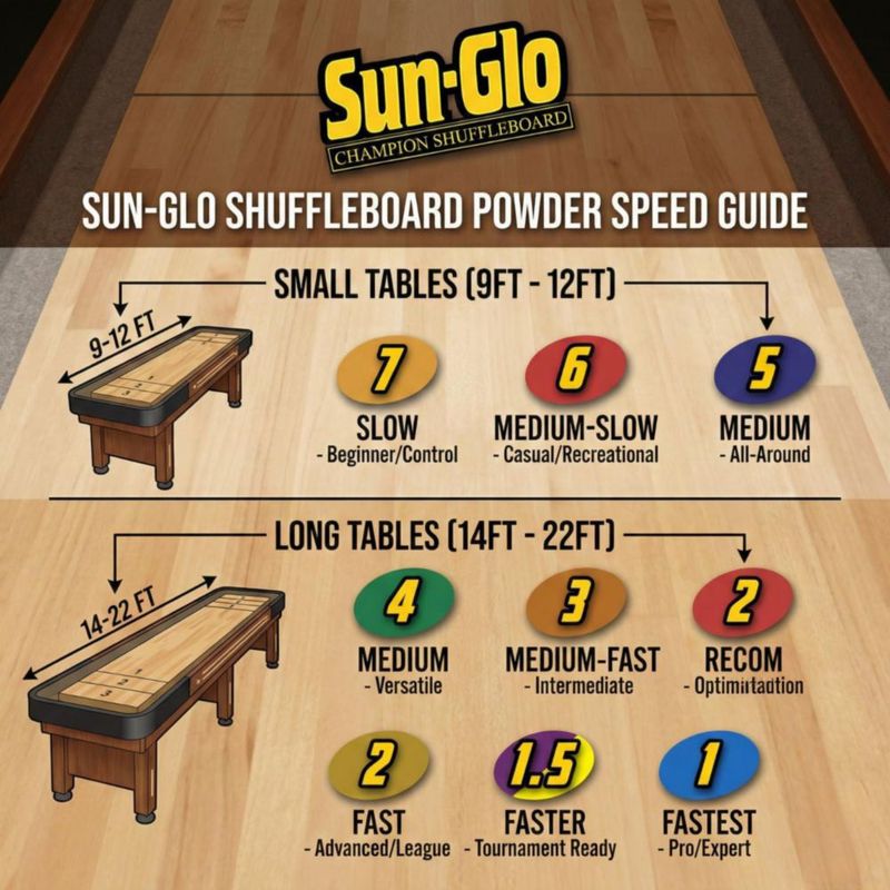 Polvo para Shuffleboard Sun-Glo Speed 3 Brown Bear 454g x3