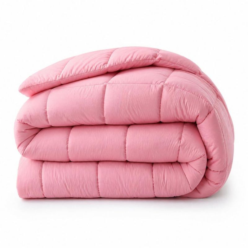 Edredón EVOLIVE King Rosa con Relleno Alternativo al Plumón