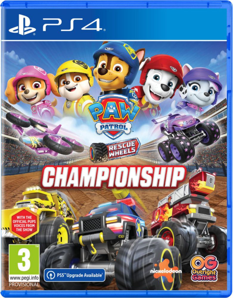 Videojuego Bandai Namco PAW Patrol Championship PS4