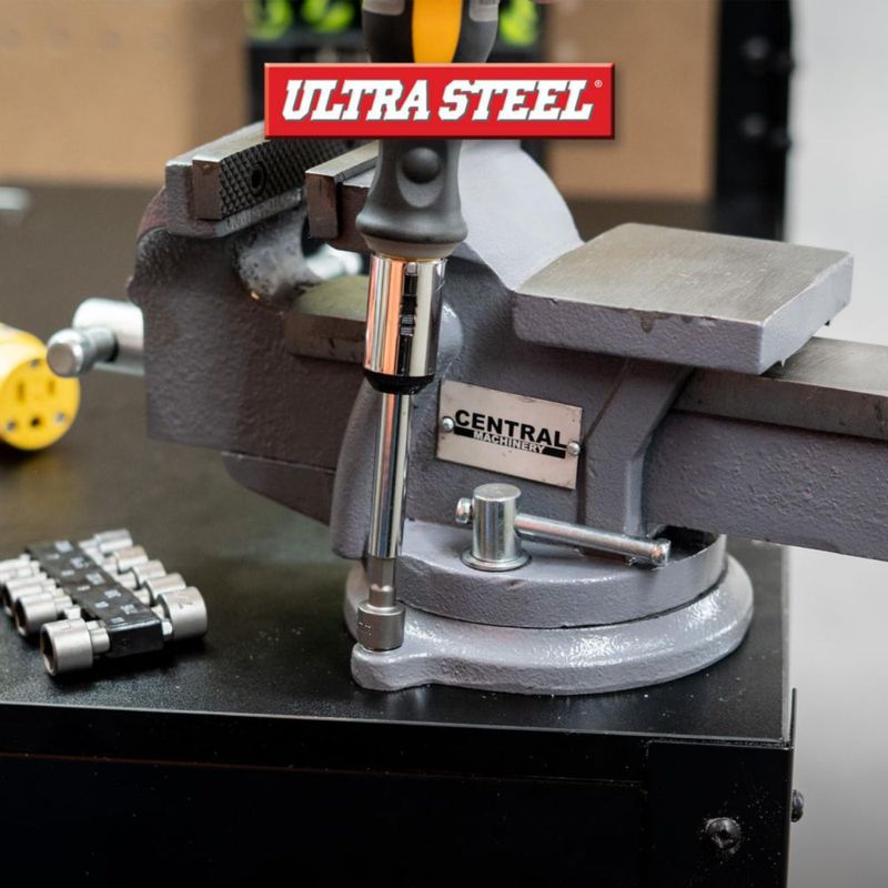 Juego de Destornilladores Ultra Steel 66 piezas con carraca y brocas