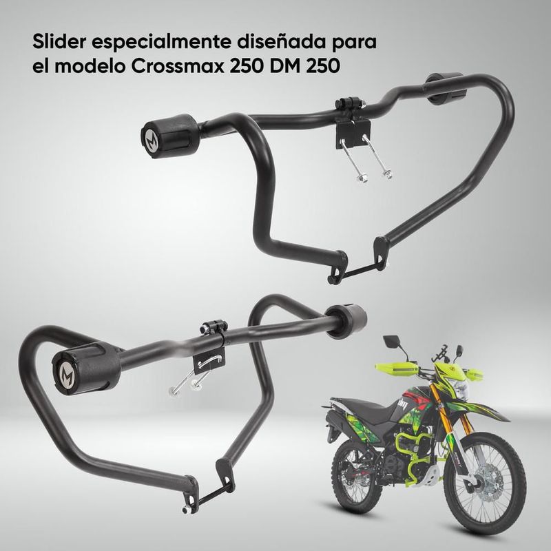 Slider protector para moto crossmax 250cc mach