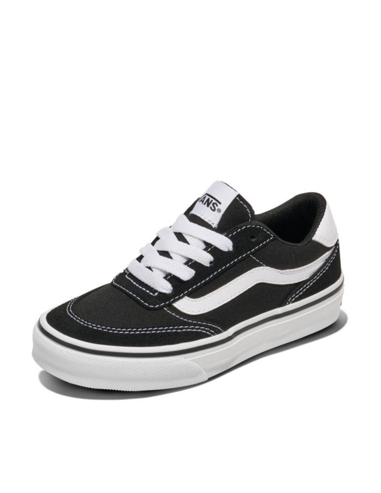 Zapatilla Vans Brooklyn LS Infantil Negro/Blanco Talla 6.5