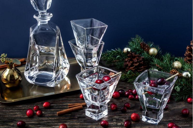 Juego de 2 vasos de cóctel JoyJolt 237 ml