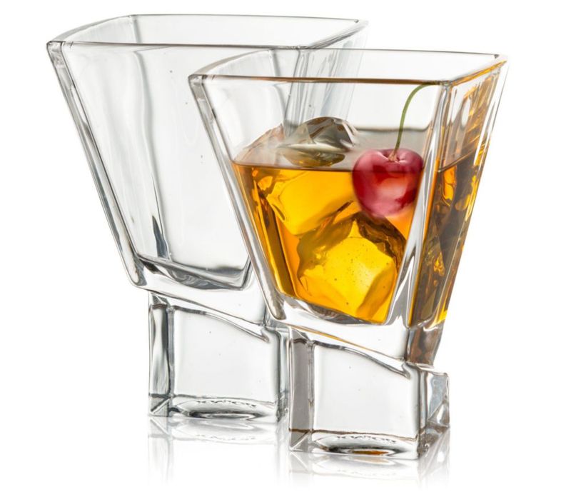Juego de 2 vasos de cóctel JoyJolt 237 ml